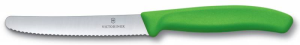 Набор ножей кухон. Victorinox Swiss Classic (6.7836.L114B) компл.:2шт салатовый блистер - фото 102638