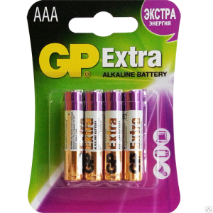 GP Extra Alkaline AAA (4шт. уп) - фото 104597