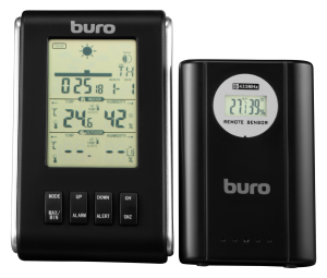 Погодная станция Buro H103G серебристый/черный - фото 109740