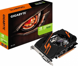 Видеокарта Gigabyte PCI-E GV-N1030OC-2GI nVidia GeForce GT 1030 2048Mb 64bit GDDR5 1265/6008/HDMIx1/HDCP Ret - фото 121911