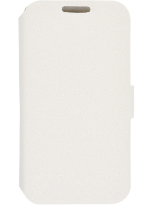 Prime Чехол-книжка для Samsung Galaxy J1 mini (2016) book (Цвет-белый) 2690 (Р) - фото 126643