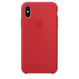 Apple Чехол (клип-кейс) для Apple iPhone X MQT52ZM/A красный - фото 126730