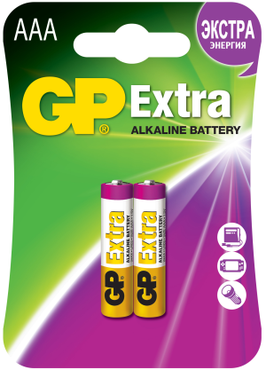 GP Extra Alkaline AAA (2шт. уп) - фото 127897