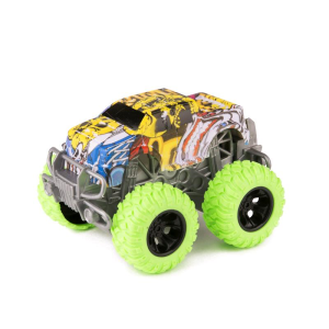 Maxi-Toys Pit Stop  Трак Граффити с Зелеными Колесами, 10 см, в Коробке (PS-1818-10B-1) - фото 133625