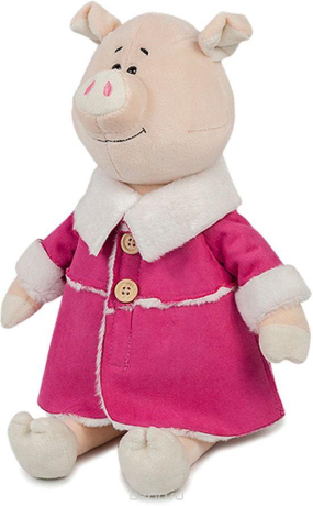 Maxi-Toys Мягкая игрушка Свинка Глаша в Дубленке - фото 133752