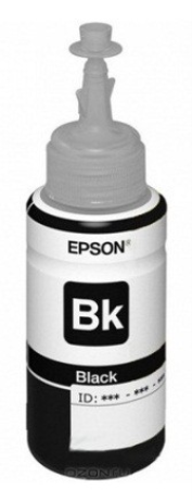 Картридж струйный Epson T6641 C13T66414A черный (70мл) для Epson L100 - фото 134510