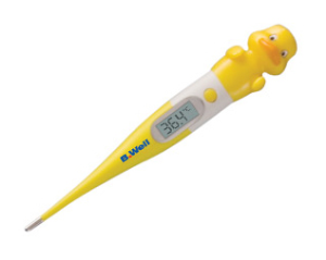 Термометр электронный B.Well WT-06 Flex желтый/белый - фото 142301