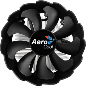 Устройство охлаждения(кулер) Aerocool BAS Soc-1150/1151/1155/ 3-pin 24dB Al 100W 422gr Ret - фото 142309