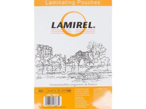 Пленка для ламинирования Fellowes 75мкм A3 (100шт) Lamirel (LA-78655) - фото 143223