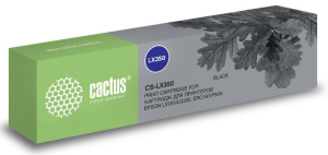 Картридж ленточный Cactus CS-LX350 черный для Epson LX350/LQ350/ERC19/VP80K - фото 143687