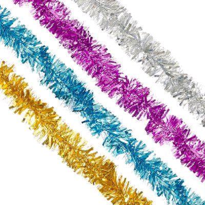 Сноу Бум Мишура, 200х8,8см, PVC, 4 цвета, (11-04) - фото 144949