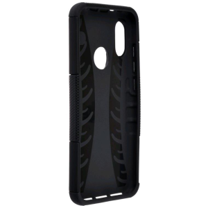 skinBOX Накладка Defender case для Xiaomi Redmi Note 6 PRO (Цвет-черный), (Р) (1407) - фото 150868