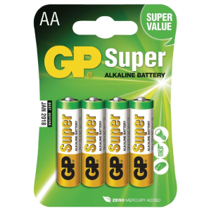 GP Super Alkaline AA (4шт. уп) - фото 151822