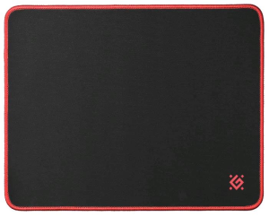 Defender Black M, Игровой коврик, 360x270x3 мм, ткань+резина - фото 152041