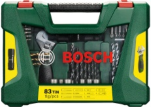 Набор принадлежностей Bosch V-line 83 предмета (жесткий кейс) - фото 156259