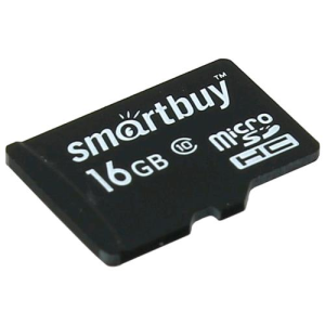 Smartbuy microSDHC 16Gb Class 10 без адаптера (SB16GBSDCL10-00) - фото 16202