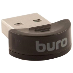 Адаптер USB Buro BU-BT40B Bluetooth 4.0+EDR class 1.5 20м черный - фото 167694