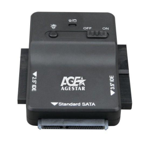 Адаптер-переходник AgeStar для HDD 2.5"/3.5" 3FBCP1 черный - фото 168232