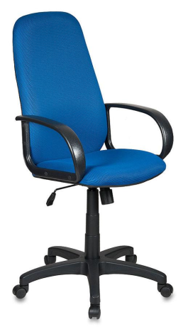 Кресло руководителя Бюрократ CH-808AXSN/TW-10 синий TW-9 - фото 180493