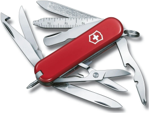 Нож перочинный Victorinox MiniChamp (0.6385) 58мм 17функций красный - фото 180790