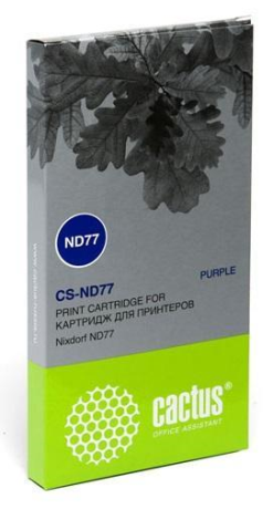 Картридж ленточный Cactus CS-ND77 пурпурный для Nixdorf ND77 (3000000стр.) - фото 190542