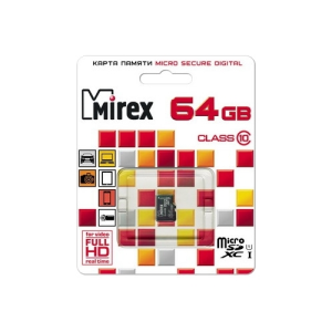 Mirex micro SDXC 64GB class 10+ adapter - фото 198810