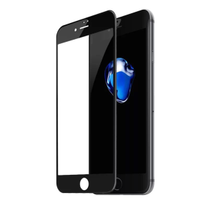 Baseus Защитное стекло Silk-screen 3D Arc Protective Film For iPhone6/6S Black (SGAPIPH6S-B3D01) - фото 37212