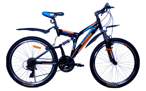 Велосипед Pioneer Extreme T 15'' black/orange/white - фото 38355