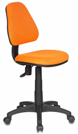 Кресло детское Бюрократ KD-4/TW-96-1 оранжевый TW-96-0 - фото 46581