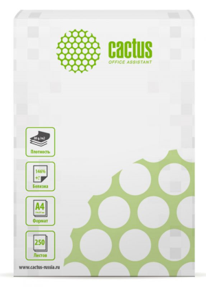 Бумага Cactus CS-OP-A480250 A4/80г/м2/250л./белый CIE146% - фото 56938