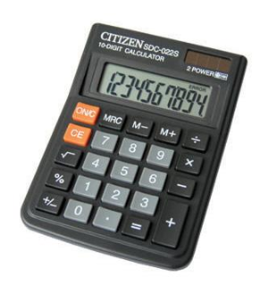 Калькулятор бухгалтерский Citizen SDC-022S черный 10-разр. - фото 6352