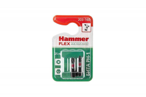 Hammer Flex 203-160  PH-1 25мм, 2шт., Бита - фото 68788