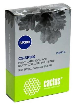 Картридж ленточный Cactus CS-SP300 фиолетовый для Samsung Star SP300/250 FR - фото 72386