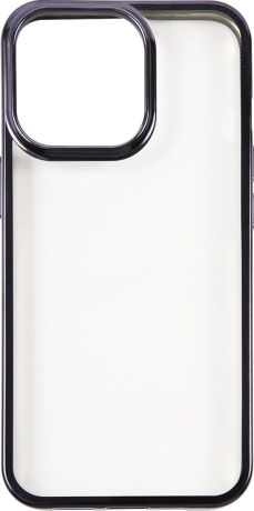 Ibox Накладка силикон Blaze для iPhone 13 (черная рамка) - фото 731029