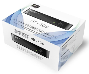 Ресивер DVB-T2 Сигнал Эфир HD-505 черный - фото 760153