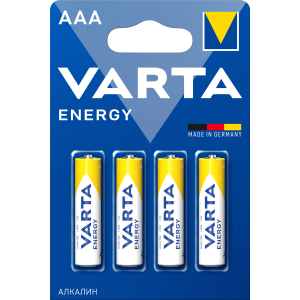 Varta LONGLIFE LR03 AAA BL4 Alkaline 1.5V (4103) (4/40/200) - фото 773065