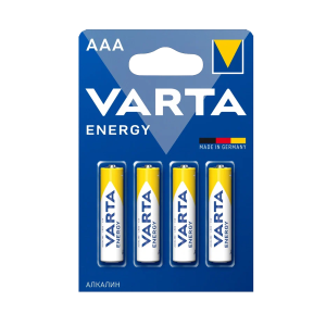 Varta ENERGY LR03 AAA BL4 Alkaline 1.5V (4103) (4/40/200) - фото 773069