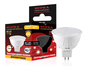 Supra SL-LED-MR16-8W/2700/GU5.3, Лампа - фото 77749