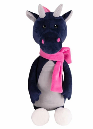 Maxi-Toys Тёмно-Синий Дракон Карл в Розовом Шарфике, 30 см., (MT-MRT012310-2-30) - фото 780368
