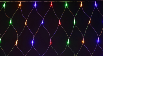 Золотая Сказка Электрогирлянда-сеть комнатная 1,5х1,5м,160LED, мультицвет, 220V, контроллер (591106) - фото 780534
