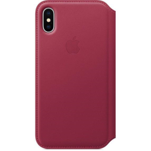 Apple Чехол (флип-кейс) для Apple iPhone X MQRX2ZM/A розовый - фото 79493