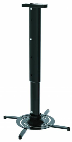 Кронштейн для проектора Cactus CS-VM-PR05L-BK черный макс.10кг настенный и потолочный поворот и наклон - фото 80826