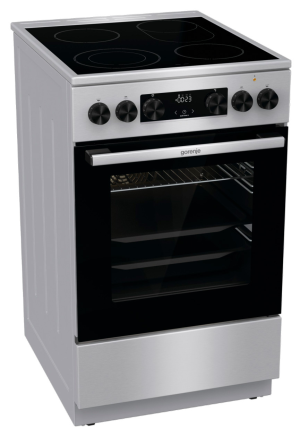 Gorenje GECS5C70XA нержавеющая сталь/черный стеклокерамика - фото 816564