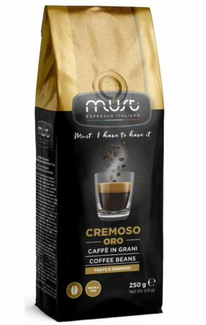 Must Кофе в зернах  CREMOSO ORO 0.25 KG - фото 818584