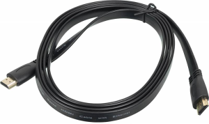 Кабель аудио-видео High Speed ver.1.4 Flat HDMI (m)/HDMI (m) 2м. черный - фото 822891