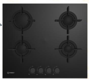 Indesit INGT 61 SCC/BK стекло, черный - фото 825954