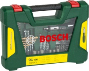 Набор принадлежностей Bosch V-line 91 предмет (жесткий кейс) - фото 85097