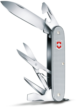 Нож перочинный Victorinox Pioneer X (0.8231.26) 93мм 9функций серебристый Картонная коробка - фото 86362