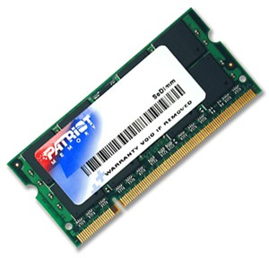 Память DDR2 2Gb 800MHz Patriot PSD22G8002S RTL PC2-6400 CL6 SO-DIMM 200-pin 1.8В - фото 92873