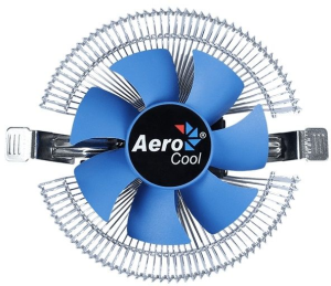 Устройство охлаждения(кулер) Aerocool Verkho I Soc-1150/1151/1155/ 4-pin 12-30dB Al 90W 190gr Ret - фото 94902